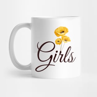 Girls and flowers Mug